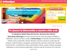 Tablet Screenshot of inflamigos.com.mx